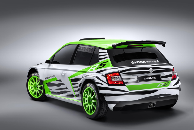 Illustration for article titled Skoda's New Rally Car Is A Ferocious Speed-Zebra